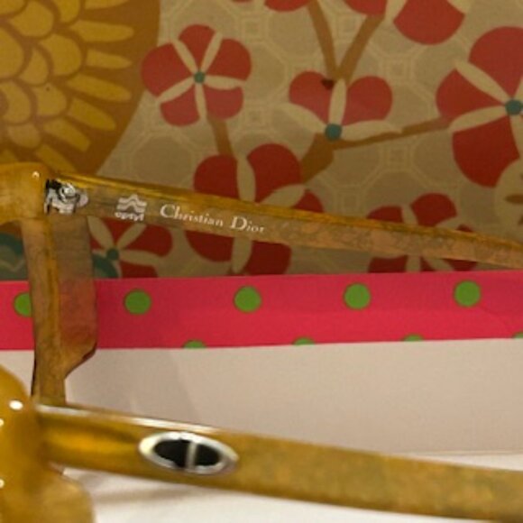 1970s Christian Dior 2026 80 Eye Glass Demo- Frames  (No lenses) Made in Germany - Picture 16 of 16